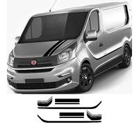 6Pcs / Lot Autocollants de Voiture, pour Fiat Talento Tuning Accessoires Camper Van Bonnet Side Custom Decor Rayures Graphiques Vinyle Decals