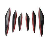 6pcs/lot Universal Fit Front Bumper Lip Diffuser, for Brand1, for Brand2, for Car, for Tuning, for sedan, for SUV, Body Spoiler, Bumper Bade, Splitter Fins(B-6pcs)