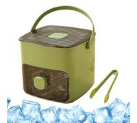 6PCS Machine à glaçons à pression, 6PCS 48 compartiments, multifonction, avec poignée à dégagement rapide, réutilisable pour le café, les cocktails et les jus