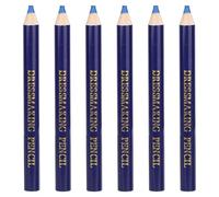 6pcs Marqueur pour Tissu, Solubles Dans l'Eau Craie de Tailleur Crayons pour Tissus for la Confection de Vêtementsle Quiltingla Broderie et les Loisirs Créatifs (Bleu)
