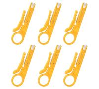 6pcs Mini Pince à Dénuder, 9cm Outil à Dénuder Mini Pince à Dénuder Petite Pince Coupante pour Dénuder les Fils pour Fil Réseau Téléphone Câble de Données RJ45/Cat5/CAT-6 Câble UTP