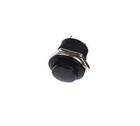 6pcs Momentary Push Button Switch 16mm Momentary 6A/125VAC 3A/250VAC Round Switches R13-507 BLACK RED GREEN WHITE BLUE YELLOW NWPNLXEA(2)
