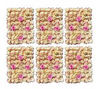 6pcs mur de fleurs artificielles Rosawand lilas fleurs mur de soie fleur artificielle mur de mariage partie 60cm*40cm