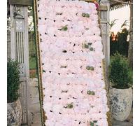 6pcs mur de roses artificielles mur de roses décoration florale pour le mariage 40x60cm