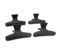 6pcs noir en plastique professionnel clips de fixation de cheveux de papillon colorant perm partitionnement positionnement griffes crabes pince de coiffure outils pour salon de coiffure