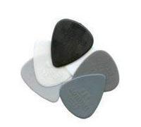 6pcs Nylon Médiators Standard médiators plectres pour Guitare Acoustiques Basses Électriques - 1 de chaque taille