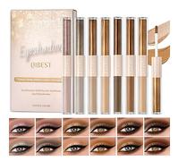 6pcs Ombre à Paupières Liquide Mate Pailletée,Ombre à Paupières Liquide Pailletée Et Crème Mate 2 En 1, Séchage Rapide, Facile à Appliquer, Ombres à Paupières Mates Et Brillantes Longue Durée