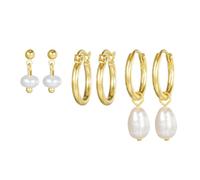 6pcs or boucles d'oreilles créoles pour les femmes 18k plaqué or boucles d'oreilles Cartilage Stud boucles d'oreilles ensembles pour plusieurs Piercing Dainty coloré cubique zircone Huggie boucles