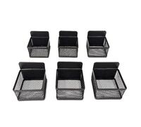 6PCS Organisateur de Sachets de Thé Magnétique Boîte de Rangement de Thé en Métal avec Support Magnétique Fort pour Réfrigérateur Comptoir de Cuisine Armoire Garde-Manger