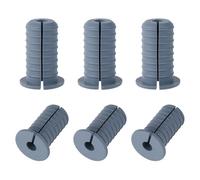6pcs Passe-Câbles de 19mm pour Starlink, Traversées Cloisons Fendues Kit Routage Câbles Antidérapant pour Câbles Ethernet/TV Accessoires Protection Étanches (Gris)