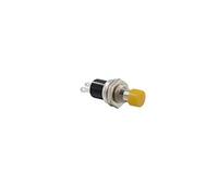 6pcs PBS-110 7MM Momentary Push button Switch Press the reset switch Momentary On Off Push Button SwitchNormally Open NO NWPNLXEA(6pcs yellow,Press to power off)