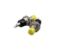 6pcs PBS-110 Momentary Push Button Switch for Model Railway Hobby 7mm pbs110 red yellow green blue black white NWPNLXEA(Gelb,Press on-NO)