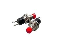 6pcs PBS-110 Momentary Push Button Switch for Model Railway Hobby 7mm pbs110 red yellow green blue black white NWPNLXEA(Rot,Press off-NC)