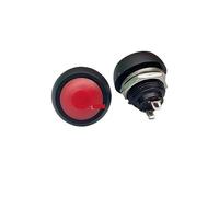 6Pcs PBS-33b 2Pin Switch 12mm 12V 1A momentary Push button Switch since the reset Non-locking NWPNLXEA(Rot)