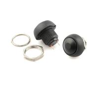 6pcs Pbs-33b 2pin Switch 12mm 12V 1A Waterproof Instantaneous Button Switch Is Not Locked Since Reset NWPNLXEA(2)
