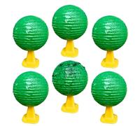 6pcs Piège à Mouche des Fruits Mouches de Fruits Boules Boule De Piège à Mouches Suspendue Pots de Fleurs balcons Cours vergers Cuisine Mouches deFruits Fourmis moustiques araignées (Vert)