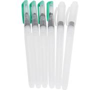6pcs pinceau réservoir d'eau aquarelle fontaine stylos peints à la main pigment massif boue palette accessoires softheads outil de peinture pour les élèves