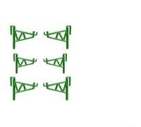 6pcs Plastic Beehive Frame Holder Rack Stand Tool(green) | Sturdy plastic build, supports heavy frames, prevents shifting, 6-piece set, black or green options