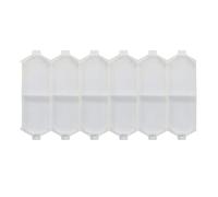 6pcs Plateau Diamond Painting Plateau de Tri de Perles en Plastique Plateau Diamant Perles Plateau Accessoires de Peinture Diamant 5D Diamant Peinture Outils pour Adultes Et Enfants Transparent