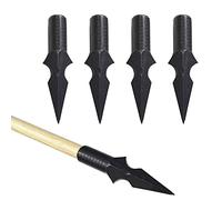 6pcs Pointe de Flèche de Tir à l'arc Traditionnelle Têtes de Flèches
