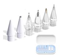 6Pcs Pointes Rechange pour Apple Pencil Pro/1ère/2ème Génération | Embouts Remplacement Haute Sensibilité Stylet Améliorées avec Boîte de Transport Accessoires de Pointes, Bleu