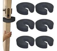 6pcs Porte Clip Guard Anti-Bébé Porte En Mousse Super Souple,Sécurité Pour Les Enfants,Protecteur De Doigt De Sécurité Pour Bébé (Noir)