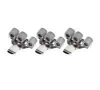 6pcs Porte-Stylo En MéTal De Qualité SupéRieure à Trois Trous Avec Clip De Poche Pour Bloc-Notes Et Presse-Papiers Avec Ressort Adapté à Presque Toutes Les Tailles De Stylo (3pc)