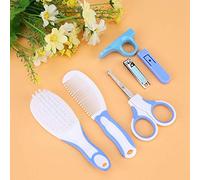6pcs Pruisible Quotidien Clail C Ciseaux H B Peigne Kit de Soins Mania Blue H B Ongle Clippernail C Scissorsmani Kit Toolmani et C Conçu Votre Ha de Are Ergonomi (BLUE)