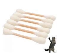 6pcs Q Tip Cat Toy,Cotton Swabs Cat Toys With Catnip,Giant QtipCat-Toy,Interactive Cat-Chew Toy,Cats Lovers Gift Sturdy Teething Chew,Interactive CatKickerToy For Indoor, Care For Anxiety Relief(D)