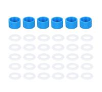 6pcs Raccords pour Filtre Eau Kit, Raccord de Nettoyage Filtre Eau avec 30 Joint D'Étanchéité Compatible avec Sawyer Squeeze Filtration et Plastique Standard Bouteilles pour Randonnée Camping