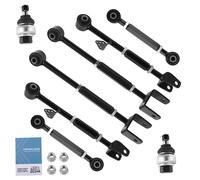 Pair Front Ball Joint+6Pcs Rear Camber Control Arms Toe Kit for Accord Crosstour