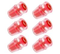 6pcs Remplacement de Valve de Morsure Gaine pour Osprey, Valve de Morsure de Sac d'Hydratation Embout en Silicone Buse Accessoire pour Osprey Packs de Réservoirs Hydrauliques (Rouge)