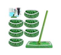 6pcs Reusable Microfiber Mop Pads for Swiffer Sweeper Mop, Dry Sweeping Cloths Wet Mopping Cloths for Mopping Floors