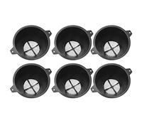 6PCS Reusable Paint Strainers | Fine Nylon Mesh Screen for Water Based Paint/Oil/Food Remnants | Plastic Paint Screen 100mm for Car & Art Painting