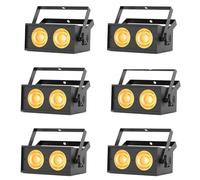 6PCS RGBW Par LED Lumière de Scène 150W Lumière Fête DMX 8CH Éclairage de Scène, Lumière Soirée DJ pour Bar Fête Théâtre Projecteur Mariage