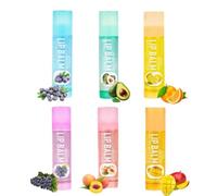 6pcs Roll-On Lip Gloss Set,Baume a Levre Teinté,Gloss à Lèvres Aromatisé Aux Fruits, Maquillage Brillant Pour Les Enfants Et Les Adolescents,Soins pour les lèvres très sèches, masque pour les lèvre