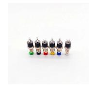 6PCS, Round Momentary Push Button Switch Press The Self-Reset,PBS-110,7MM, Switchs,Normally Open,Normally Closed,1NO1NC NWPNLXEA(6Pcs Mixed,1NC)