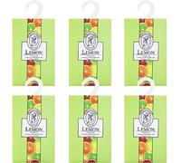 6PCS Sachet Armoire Parfumé, Sachet Parfumé Armoire Sent Bon Maison, Parfum d Ambiance Maison Parfum d'intérieur, Desodorisant Vetement Armoire, Sachets Lavande Placards Parfum Voiture (6Citron)