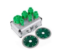 6pcs Scie Cloche Diamantée Pour Béton avec 2 lame de scie diamantée