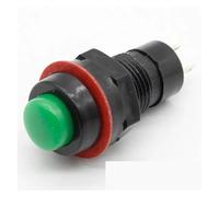 6pcs self-reset Push Button Switch 10mm Self Momentary Push Button Switch NWPNLXEA(Green)