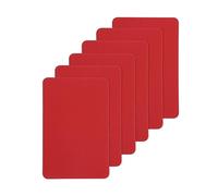 6pcs Semelles Auto-Adhésives, 15x10cm Silicone Semelles Chaussures Antidérapantes Protecteur de Semelle de Chaussures Semelle Extérieure à Talon haut pour Escarpins Christian Louboutin (Rouge)