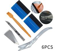 6pcs/Set Auto Wrap Magnet Vinyl Tool Set Sticker Carbon Fiber Film Cutter Auto Accessories