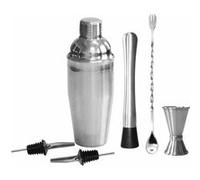 6pcs / Set Cocktail shaker en acier inoxydable Barman outil Mixer Drink Bar 750ml_Kiliaadk80