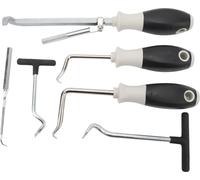 6PCS Set de crochets d'extraction de tuyau Précision du joint torique, du joint d'étanchéité, du crochet d'extraction, du crochet d'extraction pour le poinçonnage, le marquage et le travail en ligne