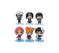 6pcs/set Naruto Shippuden Anime Action Figure Hatake Kakashi Six Paths Sage Model 7cm Pvc Uzumaki Naruto Statue Collectible Toy