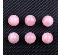 6pcs Spheres Nature Wonders Crystal Ball Sphere Rose Quartz for, Attracting Love, Palm Stones, TouchStones,40mm