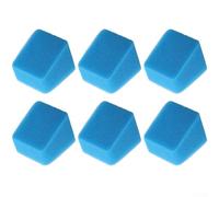 6pcs Sponge Filter for pour jonr ED12 Lite Vacuum Washable High-Density Microfiber Sponge Filter 6pcs Reusable Replacement Sponge Filter 6pcs for Wet Dry Vacuum 6pcs Soft Flannelette Filter for pour
