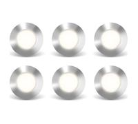 6pcs spots encastrables -IP67 étanche 40mm - Blanc neutre 4000K - pour extérieur mur plafond