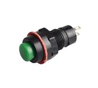 6pcs spring push button switch 10mm Normally Open no-fixed switch, momentary push button Latching Push Button NWPNLXEA(Green,Momentary)