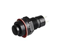 6pcs spring push button switch 10mm Normally Open no-fixed switch, momentary push button Latching Push Button NWPNLXEA(Nero,Latching)